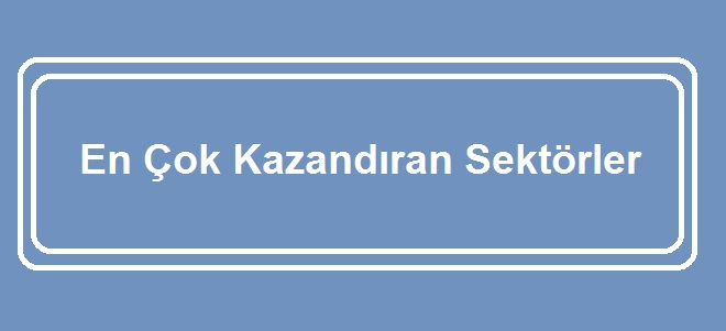 En Çok Kazandıran Sektörler