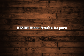 BIZIM Hisse Analiz Raporu