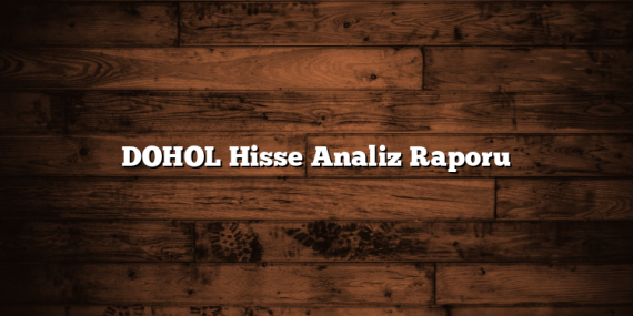 DOHOL Hisse Analiz Raporu