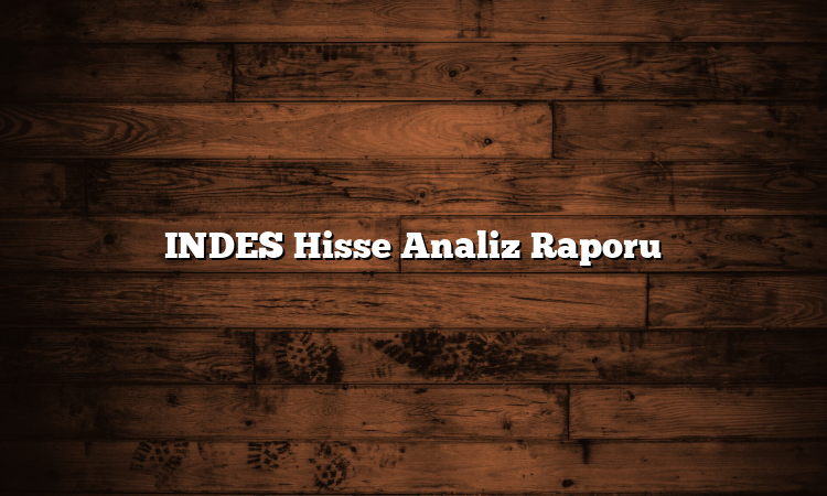 INDES Hisse Analiz Raporu