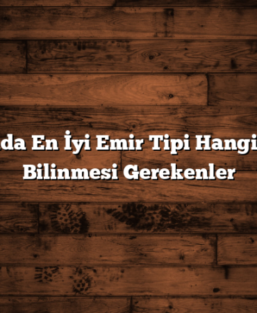 Borsada En İyi Emir Tipi Hangisidir? Bilinmesi Gerekenler