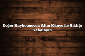 Değer Kaybetmeyen Altın Künye ile Şıklığı Yakalayın