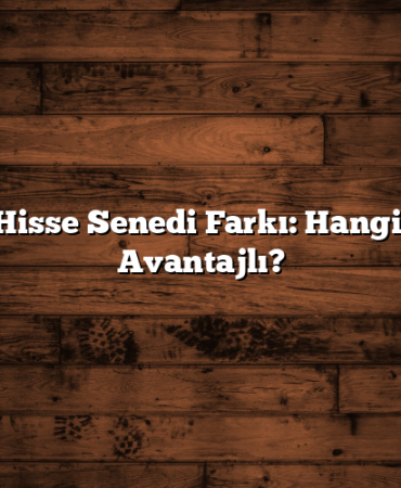 Fon ve Hisse Senedi Farkı: Hangisi Daha Avantajlı?