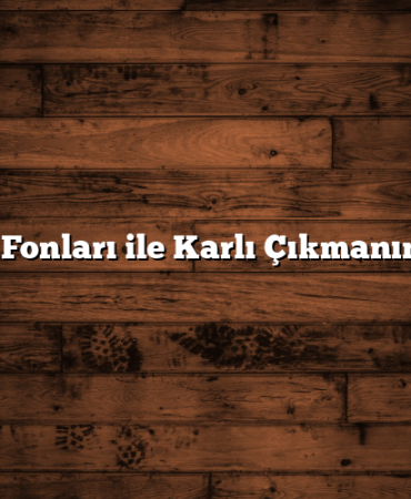 Yatırım Fonları ile Karlı Çıkmanın Sırları