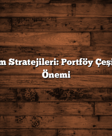 Yatırım Stratejileri: Portföy Çeşitliliği Önemi