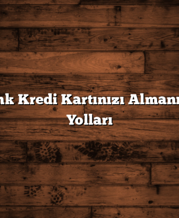 ING Bank Kredi Kartınızı Almanın En İyi Yolları