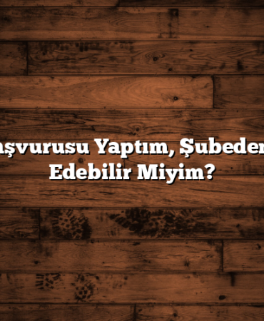 Kredi Başvurusu Yaptım, Şubeden Devam Edebilir Miyim?