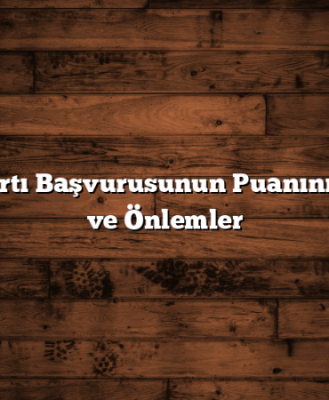 Kredi Kartı Başvurusunun Puanınıza Etkisi ve Önlemler