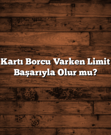 Kredi Kartı Borcu Varken Limit Artışı Başarıyla Olur mu?