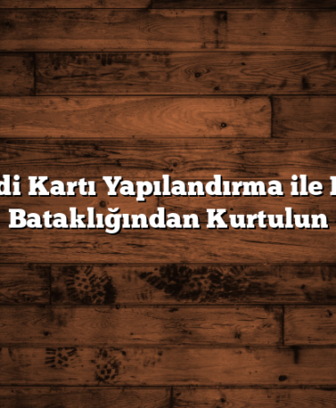 Kredi Kartı Yapılandırma ile Borç Bataklığından Kurtulun