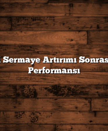 Bedelli Sermaye Artırımı Sonrası Hisse Performansı