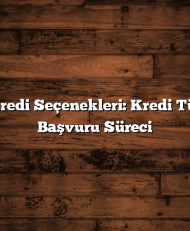 En İyi Kredi Seçenekleri: Kredi Türleri ve Başvuru Süreci
