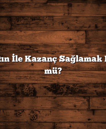 Gram Altın İle Kazanç Sağlamak Mümkün mü?