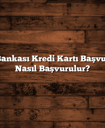 Ziraat Bankası Kredi Kartı Başvurusu ile Nasıl Başvurulur?