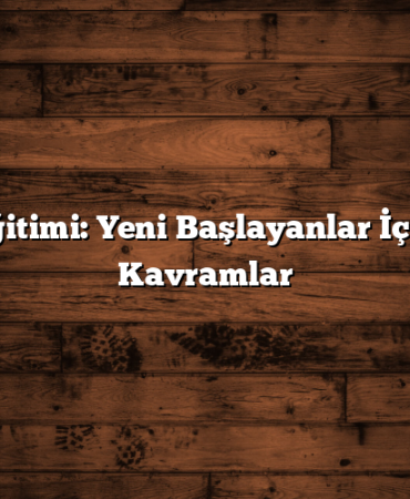 Borsa Eğitimi: Yeni Başlayanlar İçin Temel Kavramlar