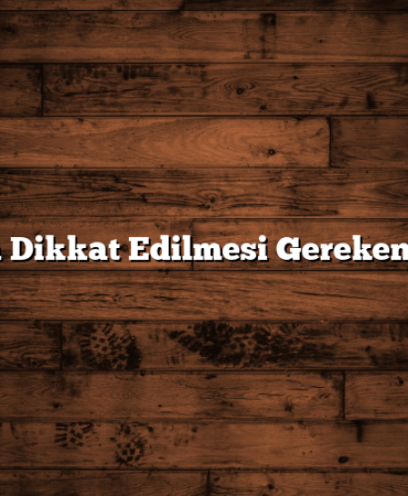 Borsada Dikkat Edilmesi Gereken 7 Kural