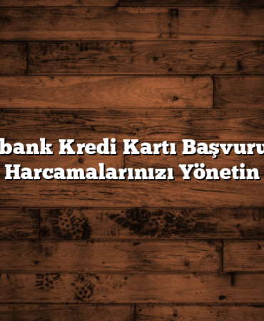 Denizbank Kredi Kartı Başvurusu ile Harcamalarınızı Yönetin