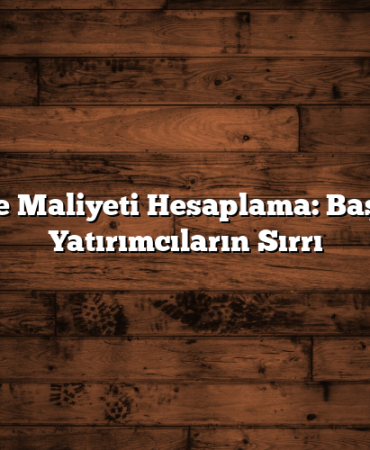Hisse Maliyeti Hesaplama: Başarılı Yatırımcıların Sırrı