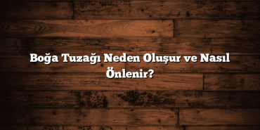 Boğa Tuzağı Neden Oluşur ve Nasıl Önlenir? Boğa Tuzağı Neden Oluşur ve Nasıl Önlenir?