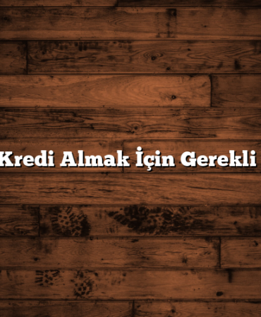 Anında Kredi Almak İçin Gerekli Belgeler