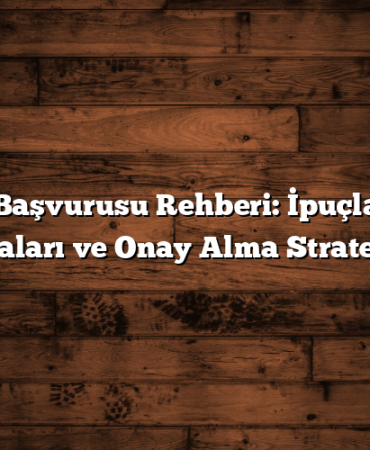 Kredi Başvurusu Rehberi: İpuçları, Püf Noktaları ve Onay Alma Stratejileri