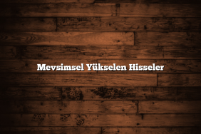 Mevsimsel Yükselen Hisseler