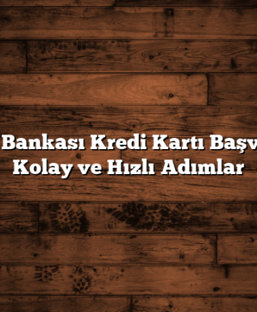 Ziraat Bankası Kredi Kartı Başvurusu: Kolay ve Hızlı Adımlar