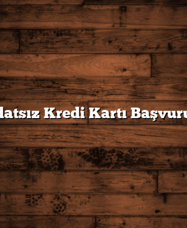Aidatsız Kredi Kartı Başvurusu