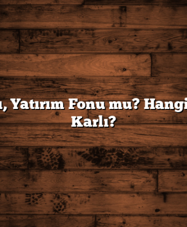 Altın mı, Yatırım Fonu mu? Hangisi Daha Karlı?