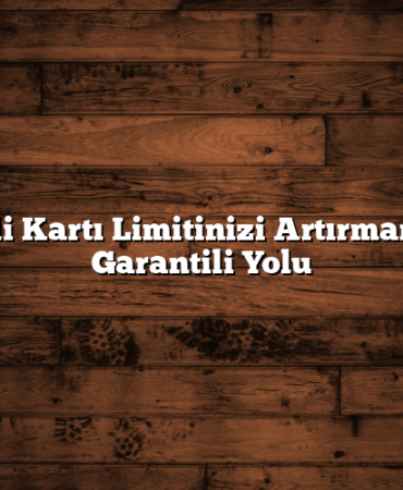 Kredi Kartı Limitinizi Artırmanın 5 Garantili Yolu