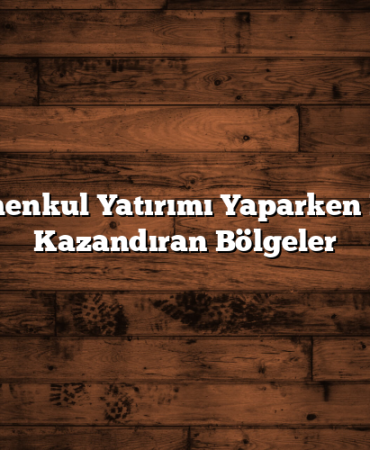 Gayrimenkul Yatırımı Yaparken En Çok Kazandıran Bölgeler