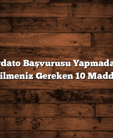 Konkordato Başvurusu Yapmadan Önce Bilmeniz Gereken 10 Madde