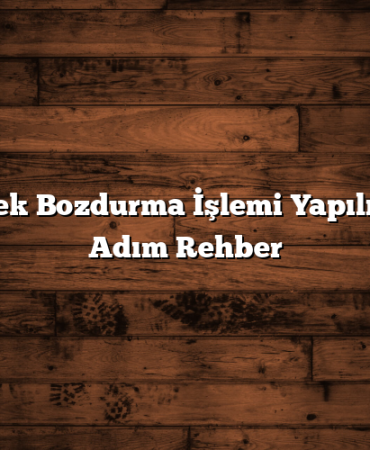 Nasıl Çek Bozdurma İşlemi Yapılır: Adım Adım Rehber