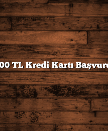 5.000 TL Kredi Kartı Başvurusu