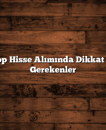 GameStop Hisse Alımında Dikkat Edilmesi Gerekenler