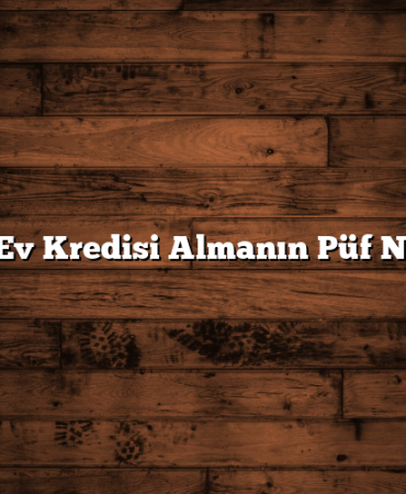 Faizsiz Ev Kredisi Almanın Püf Noktaları