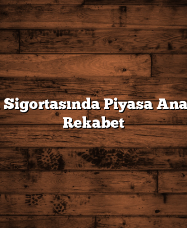 Trafik Sigortasında Piyasa Analizi ve Rekabet