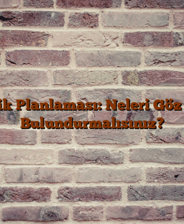Emeklilik Planlaması: Neleri Göz Önünde Bulundurmalısınız?