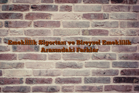 Emeklilik Sigortası ve Bireysel Emeklilik Arasındaki Farklar