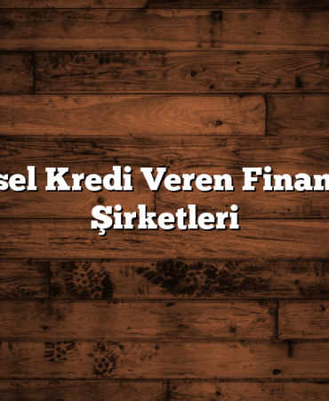 Bireysel Kredi Veren Finansman Şirketleri