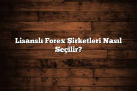 Lisanslı Forex Şirketleri Nasıl Seçilir?