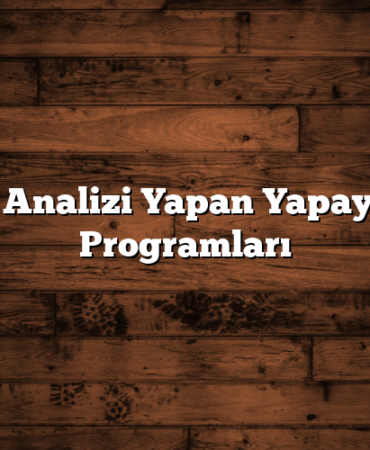 Hisse Analizi Yapan Yapay Zeka Programları
