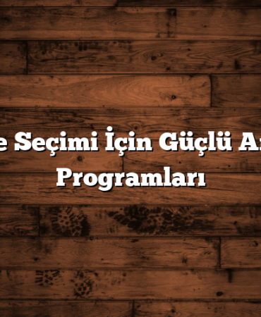 Hisse Seçimi İçin Güçlü Analiz Programları