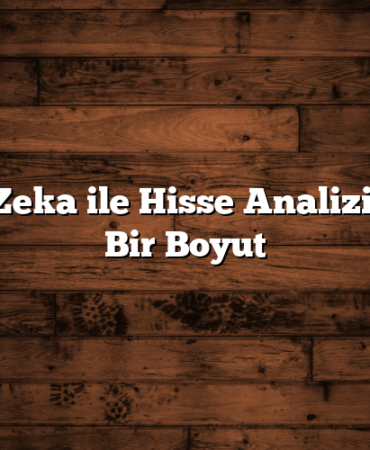Yapay Zeka ile Hisse Analizine Yeni Bir Boyut